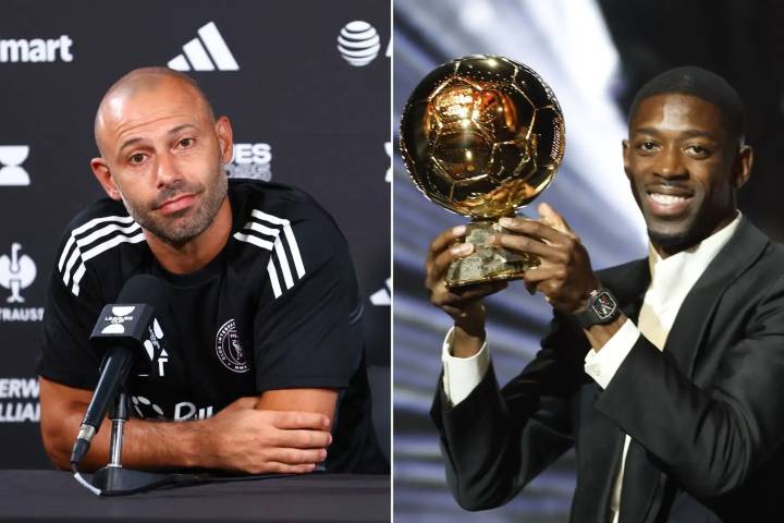 Mascherano felicita a Dembélé por el Balón de Oro:"Se notaba que era un jugador diferente"