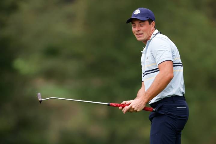 Deadspin | Viktor Hovland out of Ryder Cup singles with neck injury