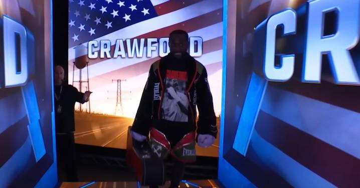 Terence Crawford Brings Guitar During Fight Entrance