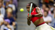 Coco Gauff struggles but holds off Leylah Fernandez to advance in China