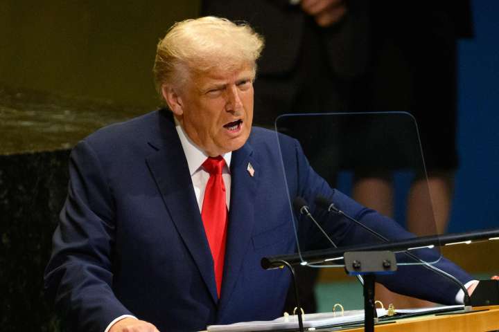Trump UN: This might be the president's most bonkers speech yet.
