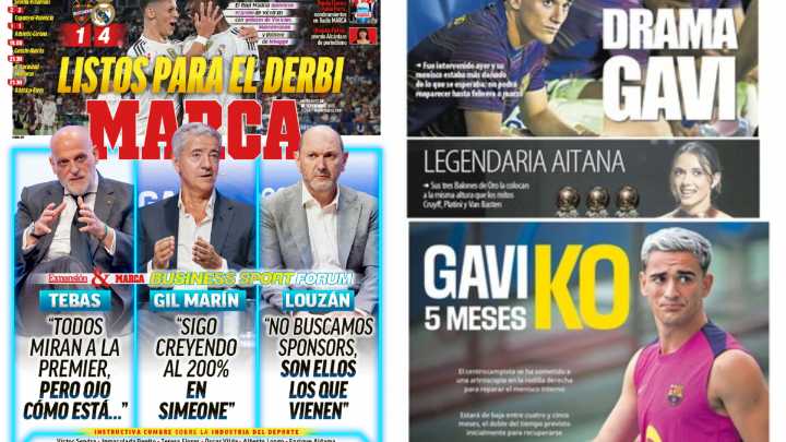 Listos para el derbi, drama Gavi...