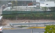 Riesgo de colapso en el libramiento por tormenta; Las Glorias bajo el agua