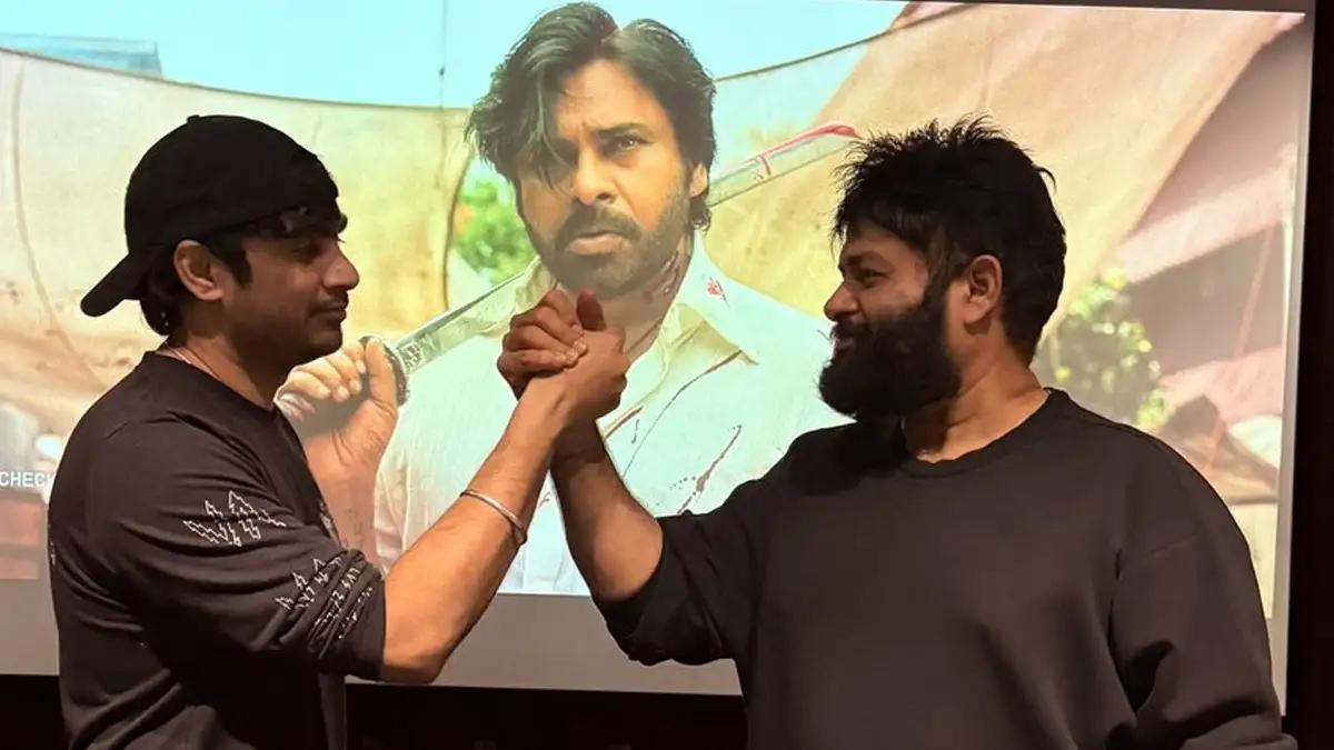 Photo Moment: Sujeeth & Thaman pose with flair after finishing OG works