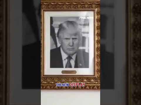 TROLLER-IN-CHIEF: White House walk of fame showcases autopen in Biden's place #trump #shorts #biden