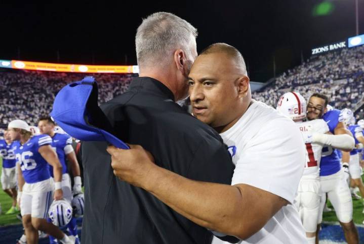 Sitake downplays coaching rumors coming out of bye week