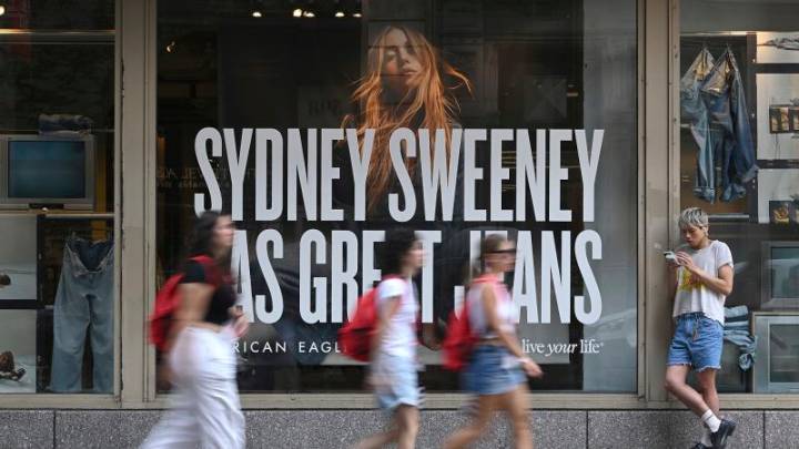 American Eagle stock surges 25% after Sydney Sweeney’s ‘good jeans’ ad campaign boosts brand