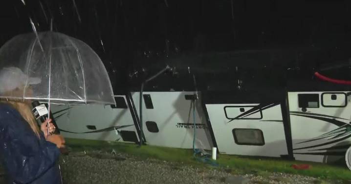 Sanger woman dies after storm overturns her home, RV park employees say