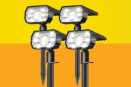 NYMPHY Outdoor Waterproof Solar Lights, 4