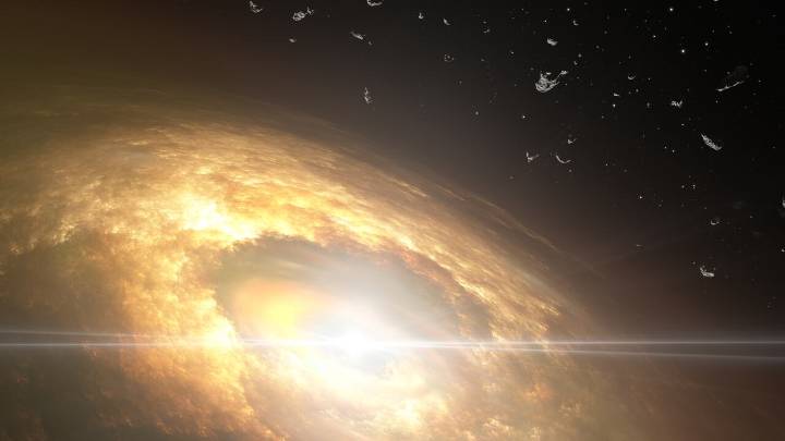 Científicos descubren, con el telescopio James Webb, un disco a 625 años luz de la Tierra donde podrían formarse nuevas lunas