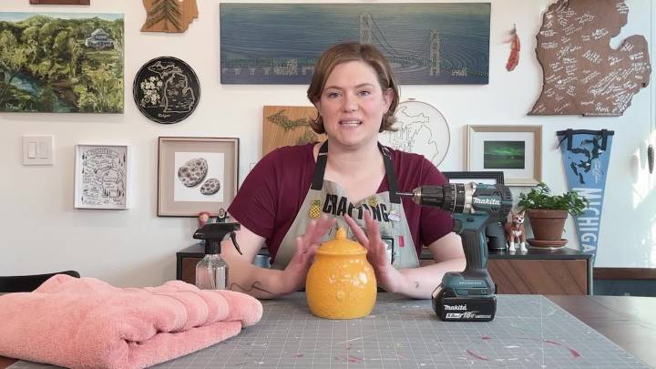 Crafting with Katy: Ceramic Flower Frog