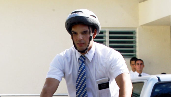 Sad: This Mormon Missionary Just Realized He's Been Riding A Stationary Bike For Two Years