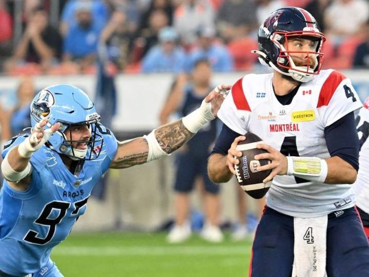 Snead's fourth-quarter TD rallies Alouettes past Argonauts