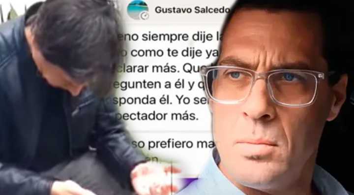 Exponen CHATS PRIVADOS de Gustavo Salcedo al ser encarado por AGRESIÓN a exproductor de Maju Mantilla
