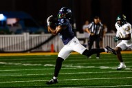 He has an economics degree from Harvard. Now he’s UMaine’s leading receiver.