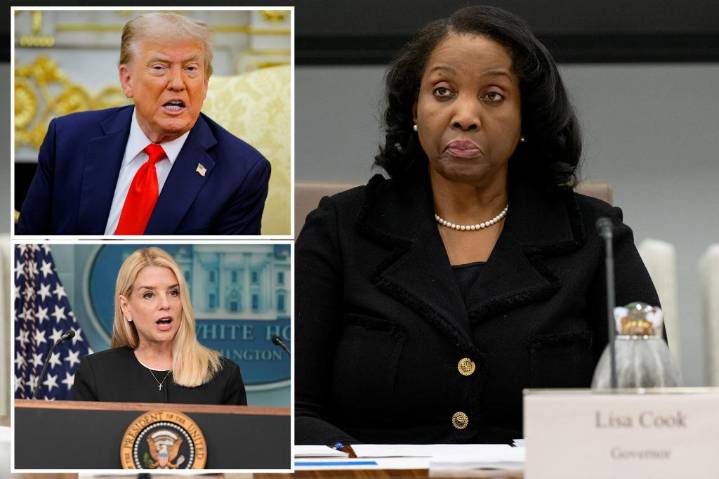 DOJ launches criminal probe into Federal Reserve Governor Lisa Cook