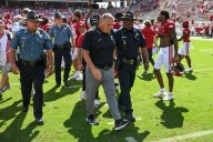 Arkansas fires coach Sam Pittman in middle of 6th season with 32