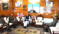 GOC-In-C Northern Command Calls On LG Ladakh; Discusses Current Situation In Leh