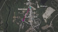 Crash closes section of River Road in Windham, Maine