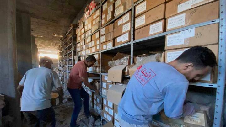 A rushed rescue saves Gaza archeological items before an Israeli strike on a warehouse