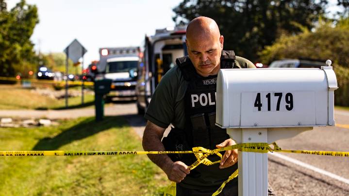 Ten shot, 1 killed at Michigan church and fire set "deliberately," police say