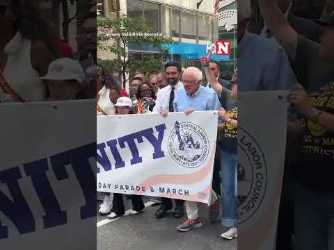 Bernie Sanders and Zohran Mamdani March Together In New York City