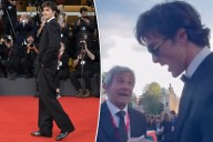 Jacob Elordi fights with official at 2025 Venice Film Festival