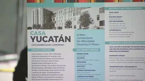 Chicago affordable housing: Construction begins for Casa Yucatán in Pilsen at 21st and Ashland in Pilsen, Mayor Johnson attends
