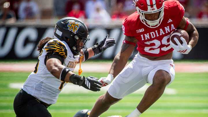 IU football's ground game joins rare company with second straight 300