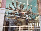 Odisha: Sculptors prepare 50 idols for Sharadiya Durga Puja in Puri