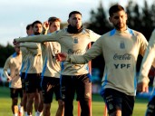 La Selección Argentina tuvo su último entrenamiento antes del partido con Venezuela