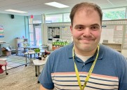 This Michigan educator is figuring out school — just like his 2nd graders
