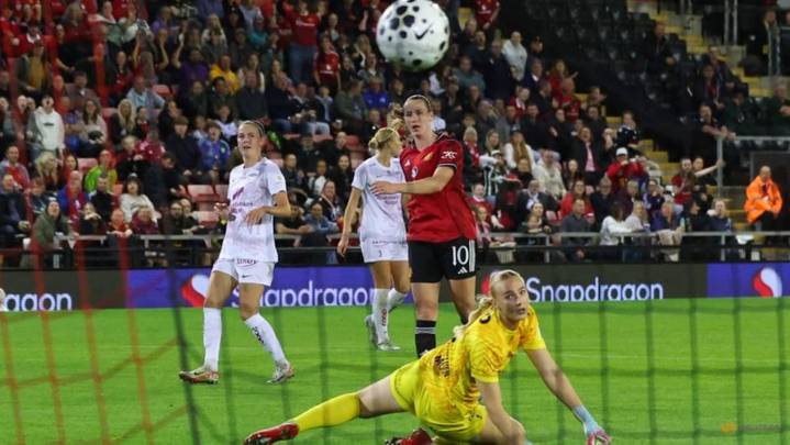 Terland treble sees Man United reach Women's Champions League for first time