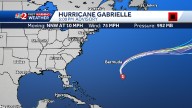 Tracking Hurricane Gabrielle: Maps, path, spaghetti models