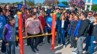 La Capital sumó un nuevo espacio público con la habilitación de la plaza saludable "Hna. Viviana Murillo"