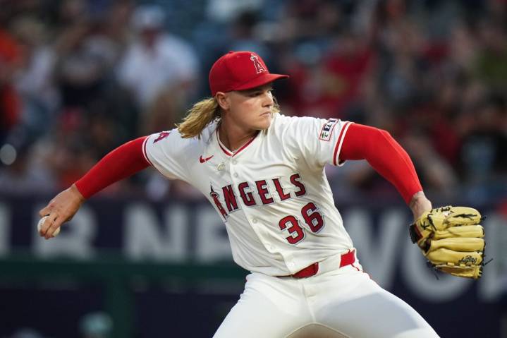 Angels’ Caden Dana tosses 7 innings in loss to Astros