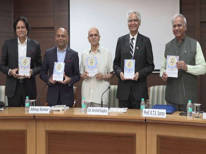Abhay K unveiled his book, ‘Nalanda: How It Changed the World'