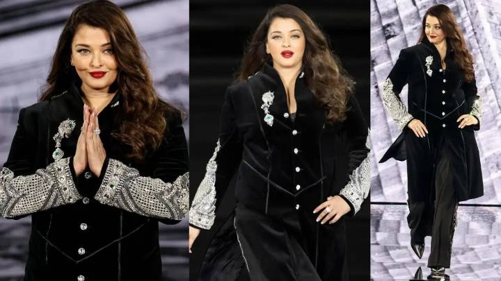 Aishwarya Rai brings Indian couture to Paris in Manish Malhotra’s bold sherwani; reigns the ramp like a queen