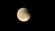 Así se vio el eclipse lunar desde Galicia