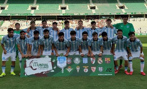 Mundial de Clubes Juvenil: con un bahiense en el equipo, Racing le ganó al Real Madrid y jugará la final