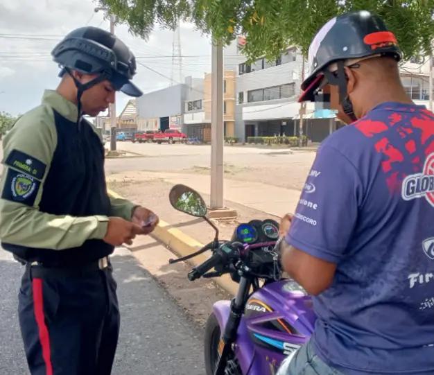 En Coro activa dispositivo en atención al ciudadano en seguridad vial