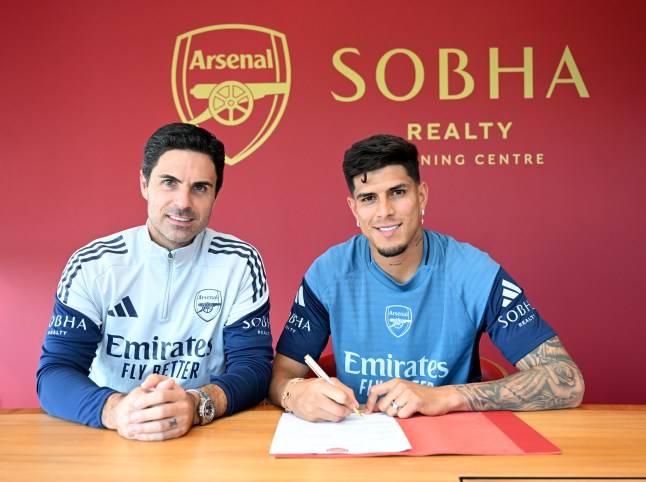 Mikel Arteta reacts to Piero Hincapie transfer as Arsenal sell £17m signing