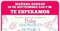 Invitan a baby shower masivo