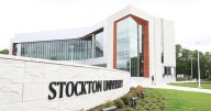 Stockton University under shelter