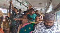 Anganwadi teachers and helpers stage protest at Secretariat