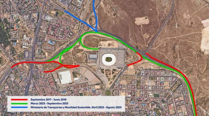 La movilidad de San Blas se transforma con el desarrollo de la Ciudad del Deporte