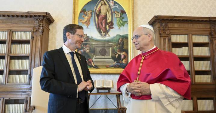 Vatican tells Israel's president two-state solution is 'only way out' of Gaza war