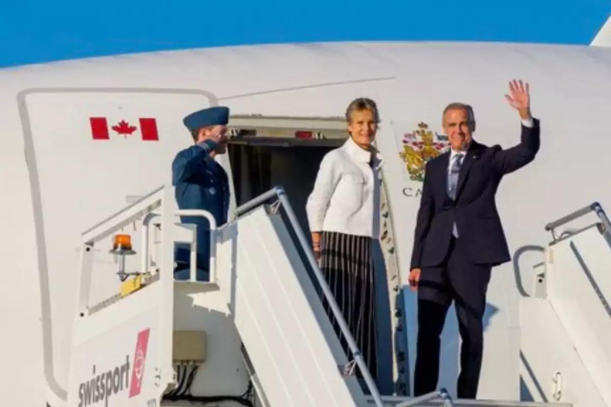 Primer ministro de Canadá, Mark Carney, llega a México en medio de tensiones comerciales con EU