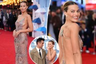 Margot Robbie dazzles in sheer dress at ‘Big Bold Beautiful Journey’ London premiere