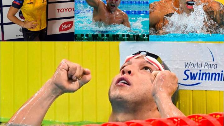 Estos son los 4 titanes que dejaron a Colombia en los más alto del Campeonato de Paranatación en Singapur